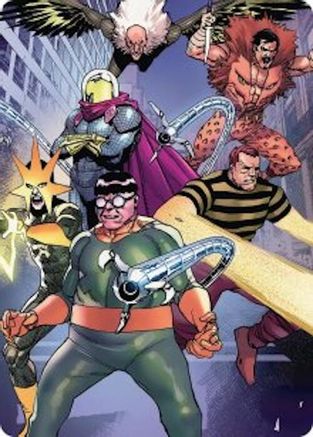 Behold the Sinister Six! Art Card (45/54) |  (045) [Art Series: Marvel's Spider-Man]