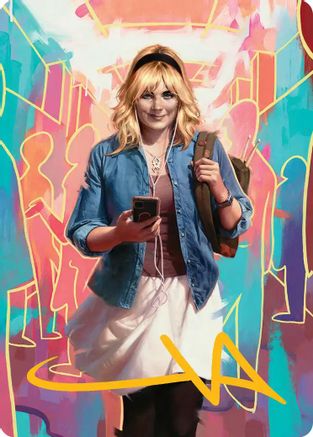 Gwen Stacy Art Card (Gold-Stamped Signature) (13/54) |  (013) [Art Series: Marvel's Spider-Man]