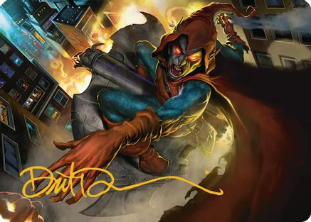 Hobgoblin, Mantled Marauder Art Card (Gold-Stamped Signature) |  (015) [Art Series: Marvel's Spider-Man]