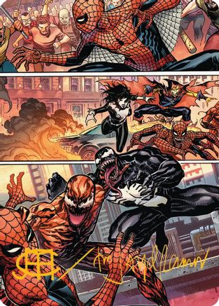 Maximum Carnage Art Card (Gold-Stamped Signature) |  (046) [Art Series: Marvel's Spider-Man]