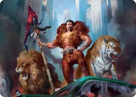 Kraven, Proud Predator Art Card |  (028) [Art Series: Marvel's Spider-Man]