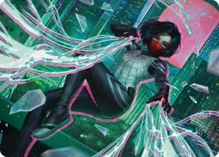 Silk, Web Weaver Art Card (29/54) |  (029) [Art Series: Marvel's Spider-Man]