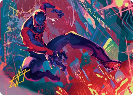 Spider-Man 2099 Art Card (Gold-Stamped Signature) |  (030) [Art Series: Marvel's Spider-Man]