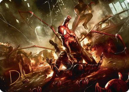 Superior Spider-Man Art Card (Gold-Stamped Signature) |  (032) [Art Series: Marvel's Spider-Man]