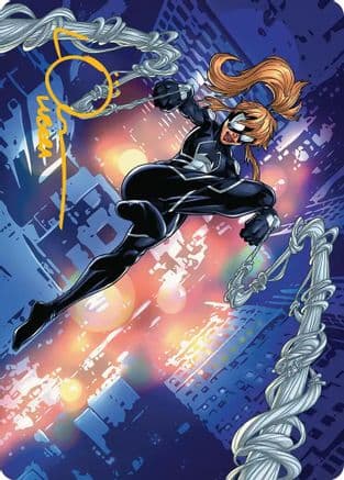 Araña, Heart of the Spider Art Card (Gold-Stamped Signature) |  (037) [Art Series: Marvel's Spider-Man]