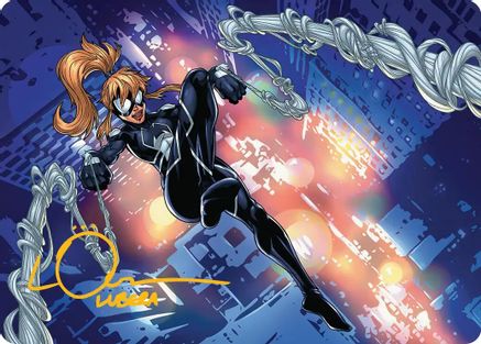 Araña, Heart of the Spider Art Card (Gold-Stamped Signature) |  (037) [Art Series: Marvel's Spider-Man]