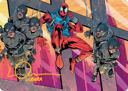 Scarlet Spider, Ben Reilly Art Card (Gold-Stamped Signature) |  (038) [Art Series: Marvel's Spider-Man]