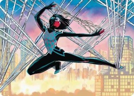 Silk, Web Weaver Art Card (39/54) |  (039) [Art Series: Marvel's Spider-Man]