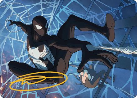 Symbiote Spider-Man Art Card (Gold-Stamped Signature) |  (040) [Art Series: Marvel's Spider-Man]