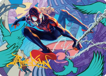 Spider-Man, Brooklyn Visionary Art Card (Gold-Stamped Signature) |  (020) [Art Series: Marvel's Spider-Man]