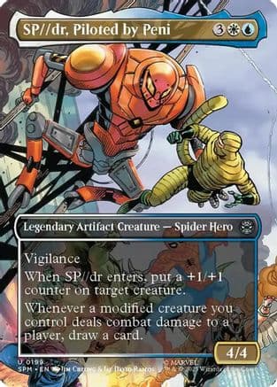 SP//dr, Piloted by Peni (Borderless) |  Foil (199) [Marvel's Spider-Man]