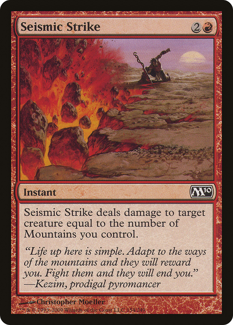 Seismic Strike [Magic 2010] Foil