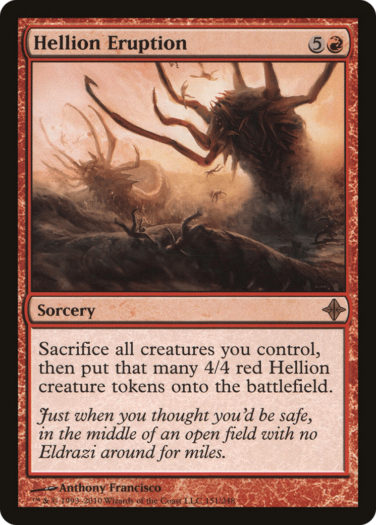 Hellion Eruption [Rise of the Eldrazi] Foil