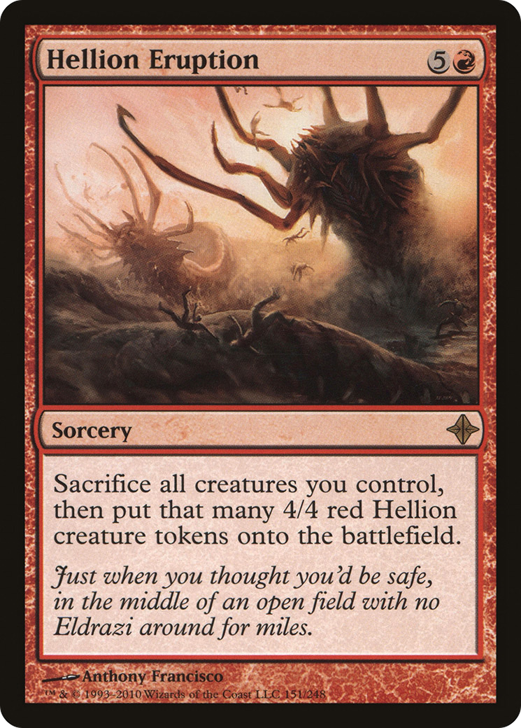 Hellion Eruption [Rise of the Eldrazi] Foil
