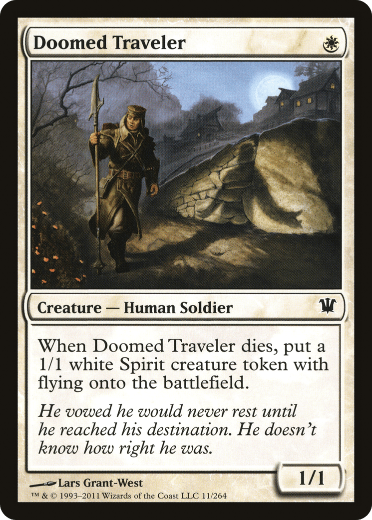 Doomed Traveler [Innistrad] Foil