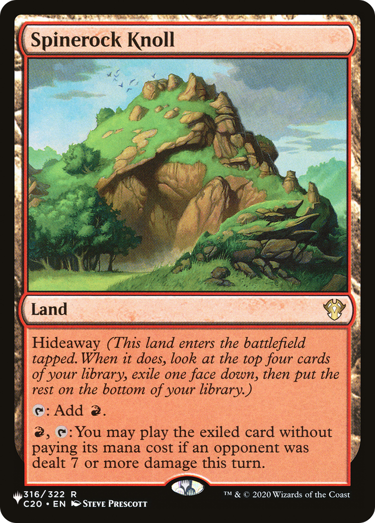 Spinerock Knoll |  (C20-316) [The List]