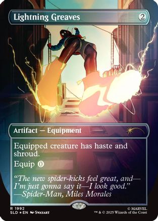 Lightning Greaves (1992) (Rainbow Foil) |  Foil (1992) [Secret Lair Drop Series]