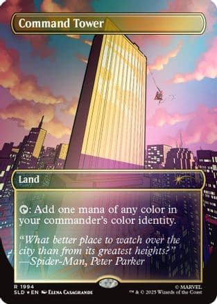 Command Tower (1994) (Rainbow Foil) |  Foil (1994) [Secret Lair Drop Series]