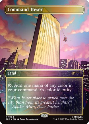 Command Tower (1994) (Rainbow Foil) |  Foil (1994) [Secret Lair Drop Series]