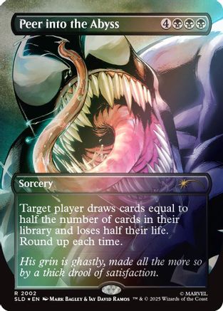 Peer into the Abyss (2002) (Rainbow Foil) |  Foil (2002) [Secret Lair Drop Series]