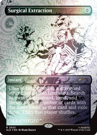 Surgical Extraction (2022) (Rainbow Foil) |  Foil (2022) [Secret Lair Drop Series]