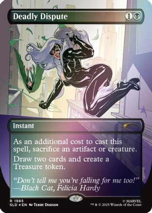 Deadly Dispute (1985) (Rainbow Foil) |  Foil (1985) [Secret Lair Drop Series]