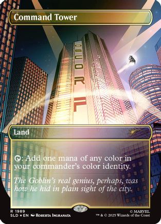 Command Tower (1989) (Rainbow Foil) |  Foil (1989) [Secret Lair Drop Series]