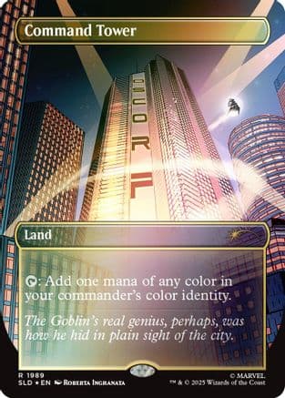 Command Tower (1989) (Rainbow Foil) |  Foil (1989) [Secret Lair Drop Series]