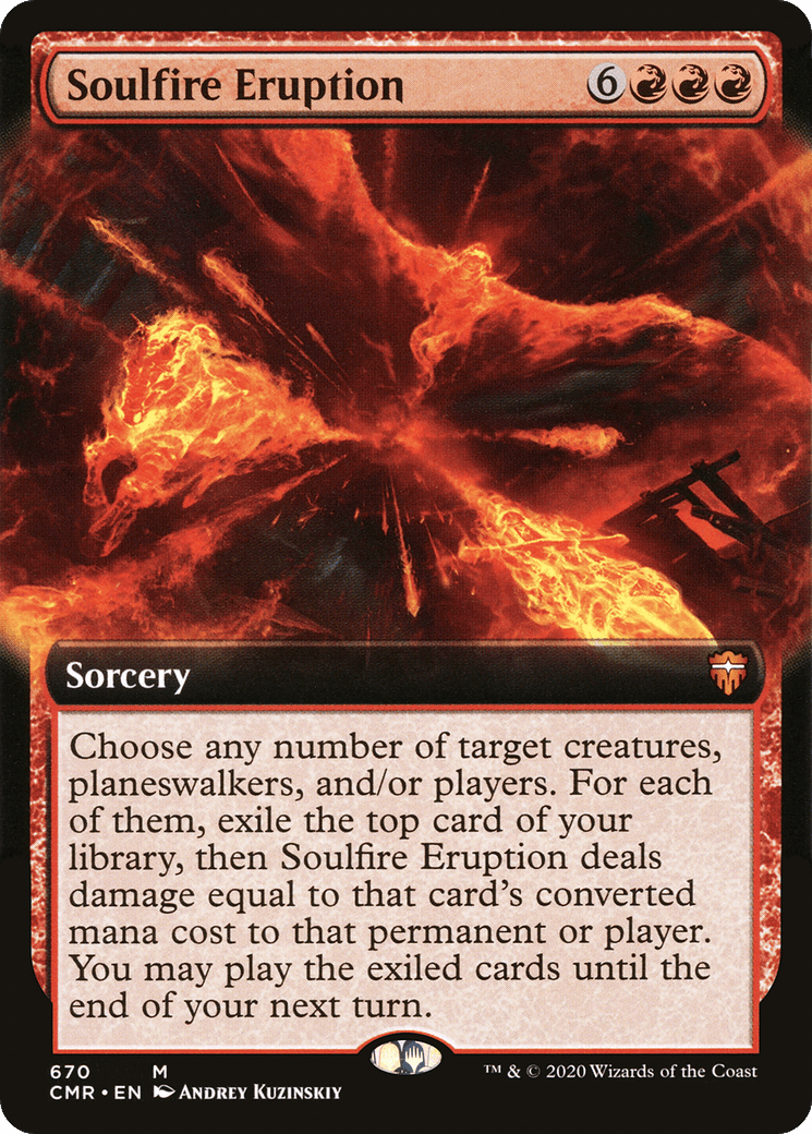 Soulfire Eruption (Extended Art) [Commander Legends] Foil