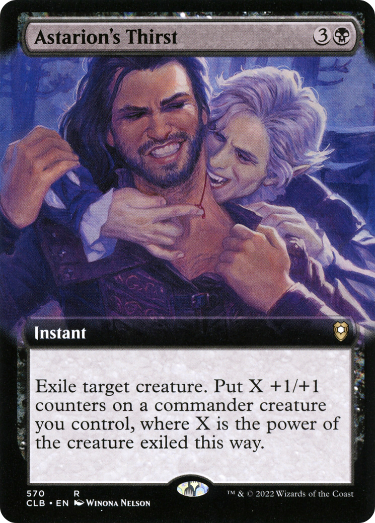Astarion's Thirst (Extended Art) [Commander Legends: Battle for Baldur's Gate] Foil
