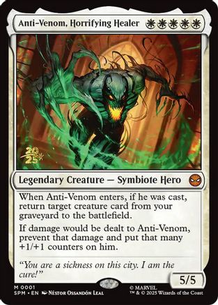 Anti-Venom, Horrifying Healer |  Foil (001) [Prerelease Cards]
