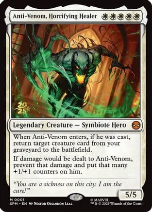 Anti-Venom, Horrifying Healer |  Foil (001) [Prerelease Cards]