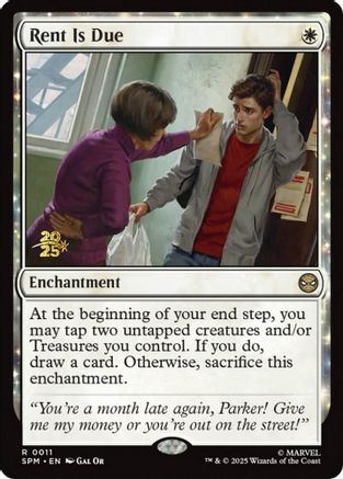 Rent Is Due |  Foil (011) [Prerelease Cards]