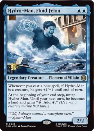 Hydro-Man, Fluid Felon |  Foil (033) [Prerelease Cards]