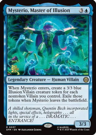 Mysterio, Master of Illusion |  Foil (037) [Prerelease Cards]