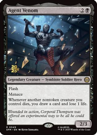 Agent Venom |  Foil (049) [Prerelease Cards]