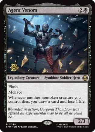 Agent Venom |  Foil (049) [Prerelease Cards]
