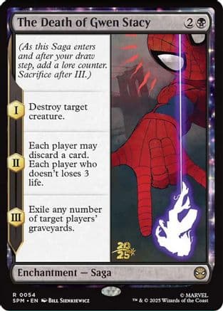 The Death of Gwen Stacy |  Foil (054) [Prerelease Cards]