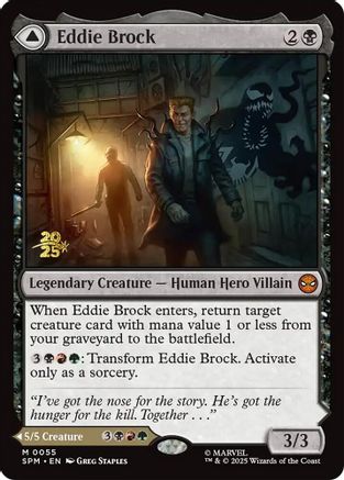 Eddie Brock |  Foil (055) [Prerelease Cards]