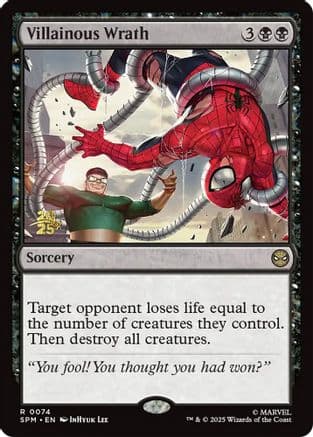 Villainous Wrath |  Foil (074) [Prerelease Cards]