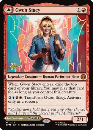 Gwen Stacy |  Foil (078) [Prerelease Cards]