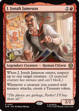 J. Jonah Jameson |  Foil (081) [Prerelease Cards]