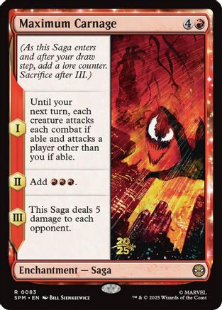 Maximum Carnage |  Foil (083) [Prerelease Cards]