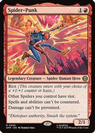 Spider-Punk |  Foil (092) [Prerelease Cards]