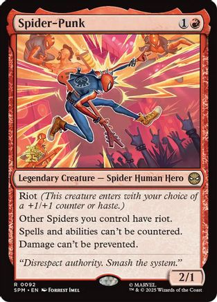 Spider-Punk |  Foil (092) [Prerelease Cards]