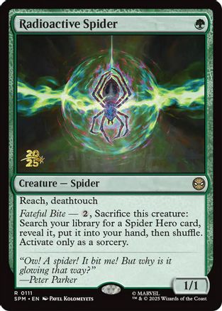 Radioactive Spider |  Foil (111) [Prerelease Cards]