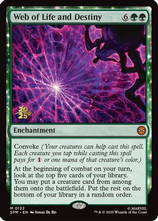 Web of Life and Destiny |  Foil (122) [Prerelease Cards]
