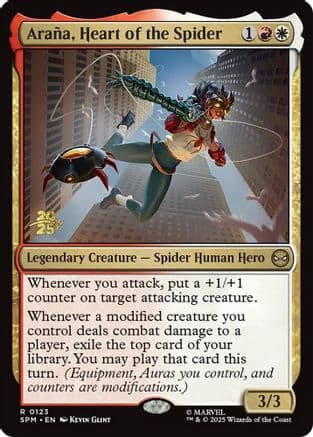 Arana, Heart of the Spider |  Foil (123) [Prerelease Cards]