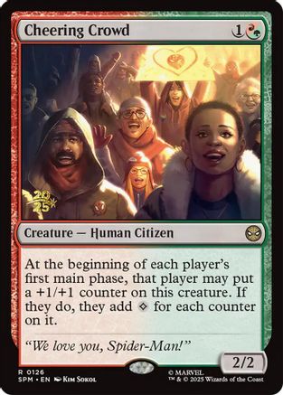 Cheering Crowd |  Foil (126) [Prerelease Cards]