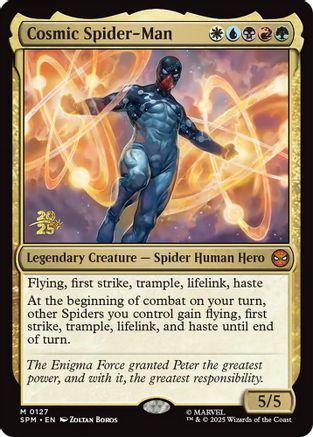 Cosmic Spider-Man |  Foil (127) [Prerelease Cards]